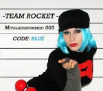 Cosplay-Cover: Team Rocket Göre "Blue"