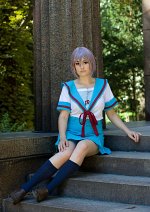 Cosplay-Cover: Yuki Nagato [Sommerschuluniform]