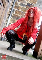 Cosplay-Cover: hide 50% 50% live [red Pullover]
