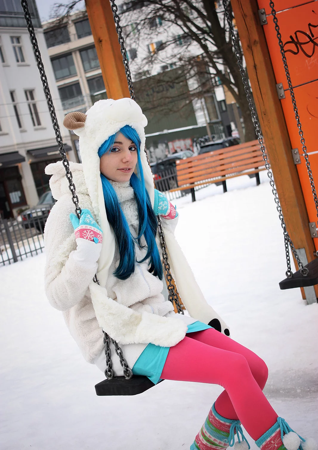 Cosplay-Cover: Yuuki Sato (Milchshake Winterschäfchen)