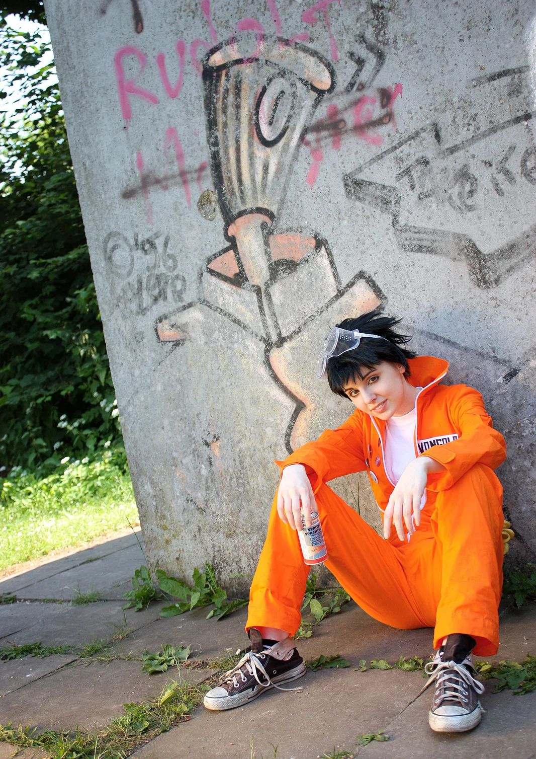 Cosplay-Cover: Takeshi Yamamoto (Orange Overall)
