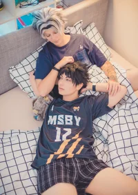 Cosplay-Cover: Akaashi Keiji [MSBY Black Jackal Trikot]