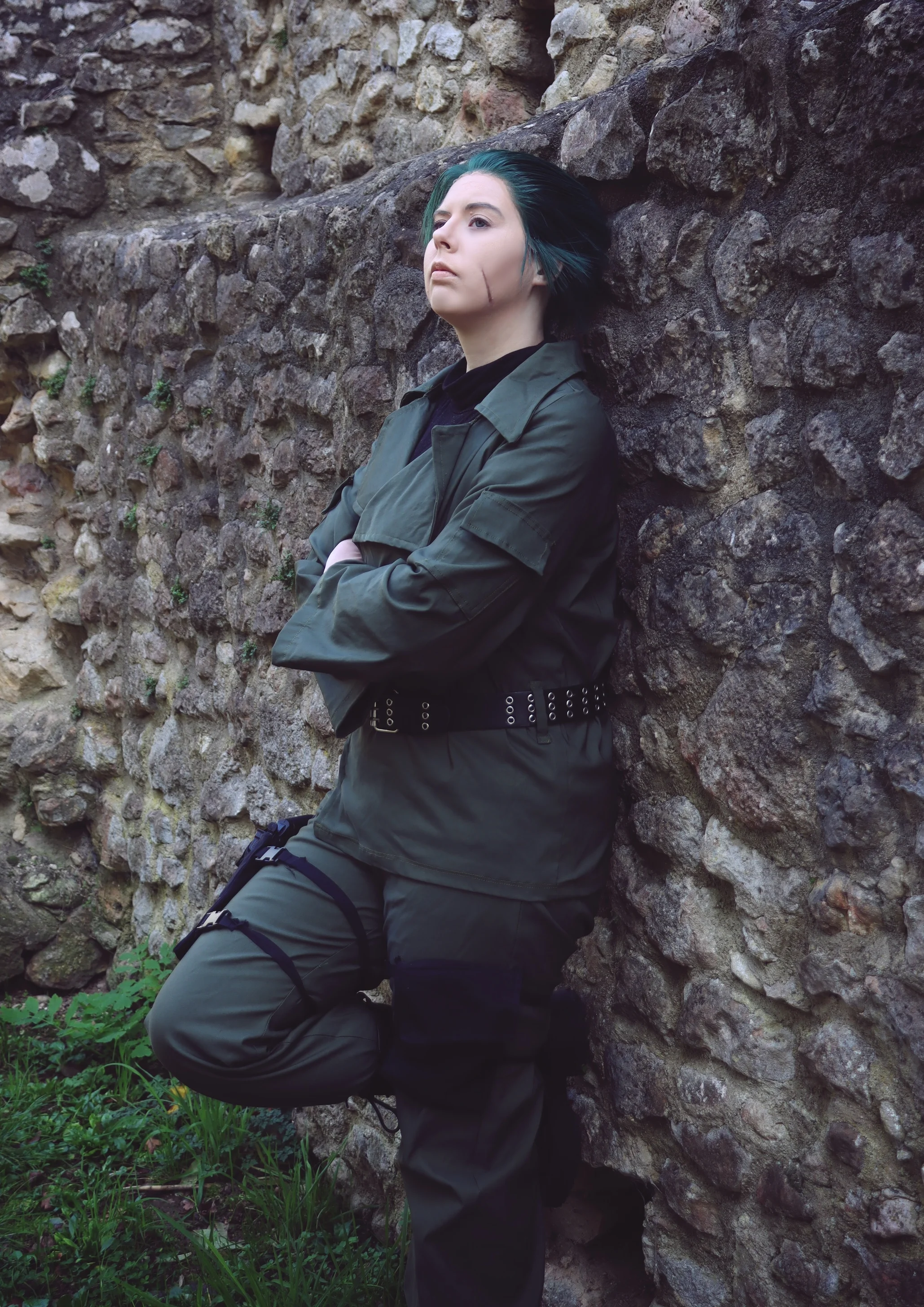 Cosplay-Cover: Raiden Shuga [Grüne Uniform]