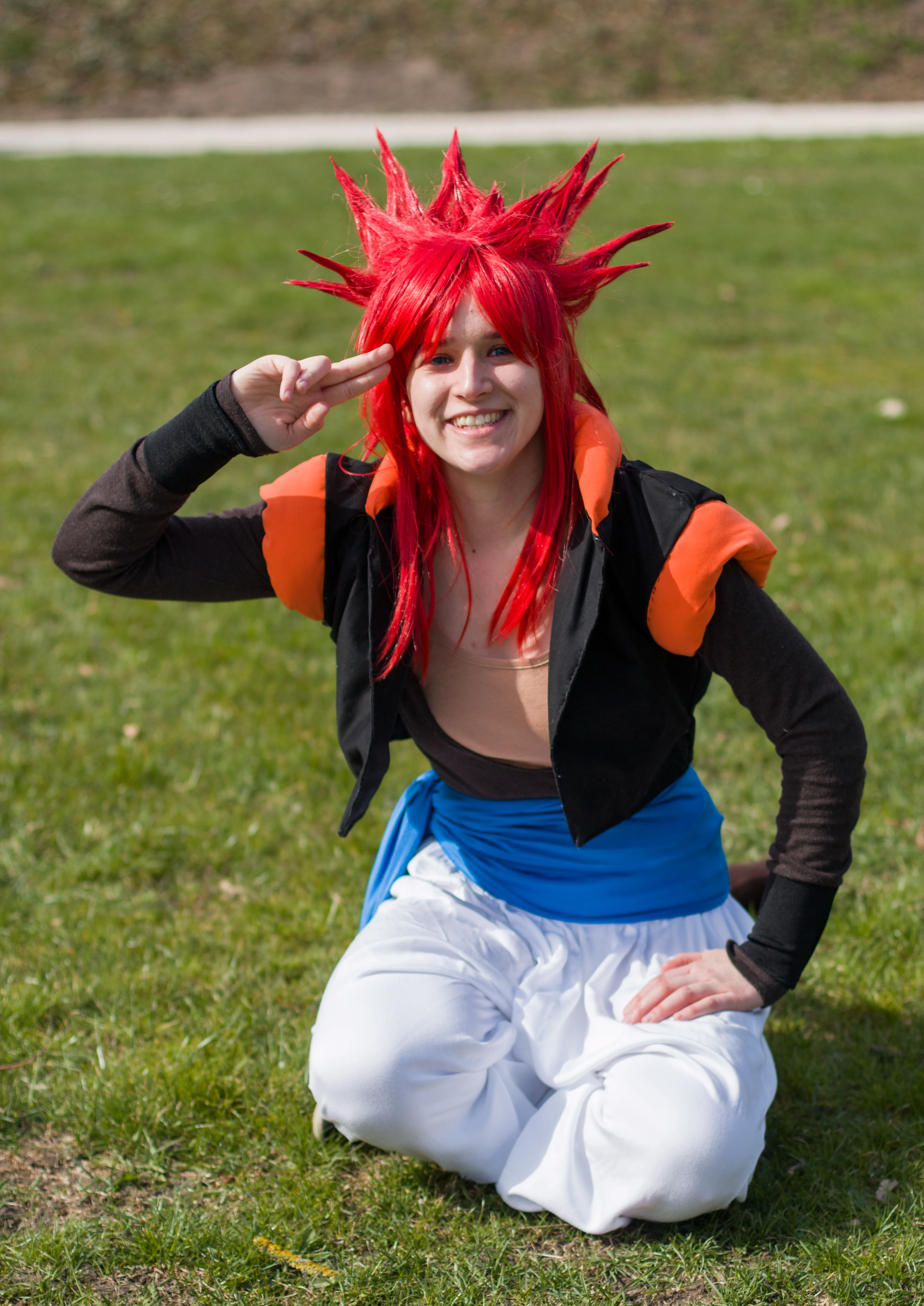Cosplay-Cover: Gogeta SSJ4