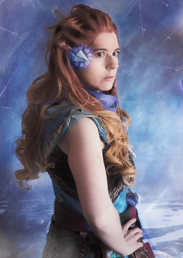Cosplay-Cover: Aloy - Banuk Ice Hunter