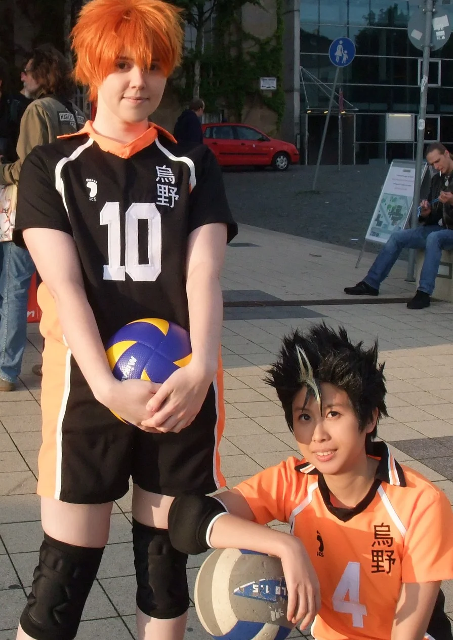 Cosplay-Cover: Nishinoya Yuu [Karasuno Trikot]
