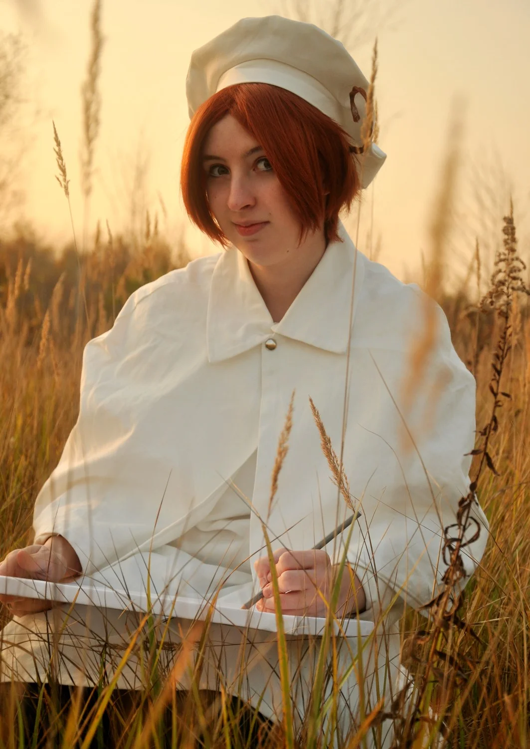 Cosplay-Cover: Chibitalia (white dress)