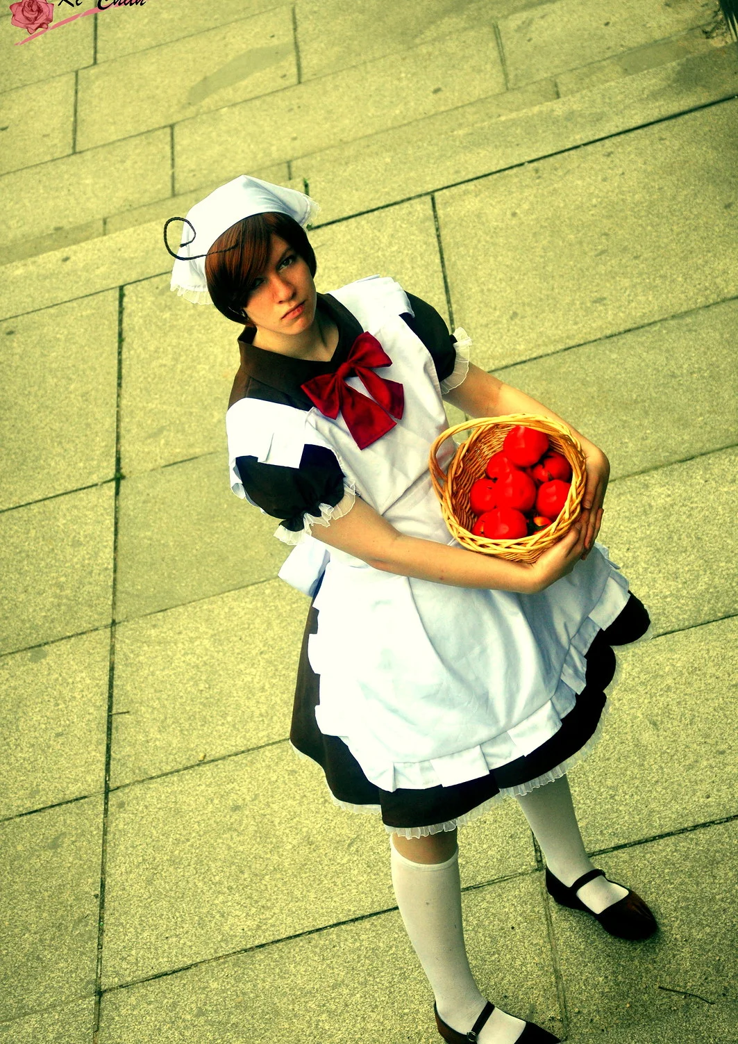 Cosplay-Cover: Chibimano [South Italy/Romano] (Brown Dress)