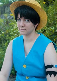 Cosplay-Cover: Monkey D. Luffy (Amazon Lily)