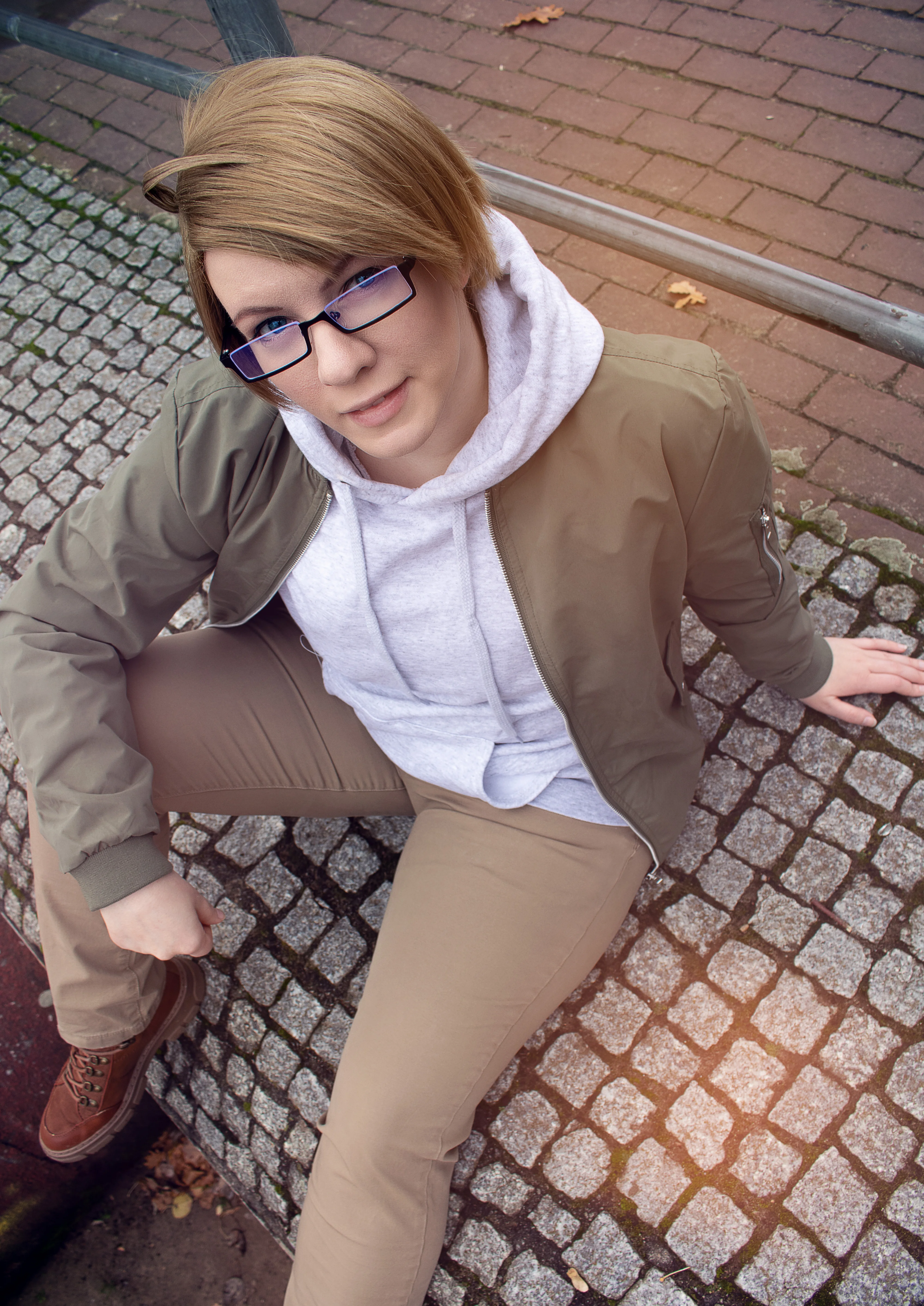 Cosplay-Cover: Alfred F. Jones [USA] (World Stars CD Cover)