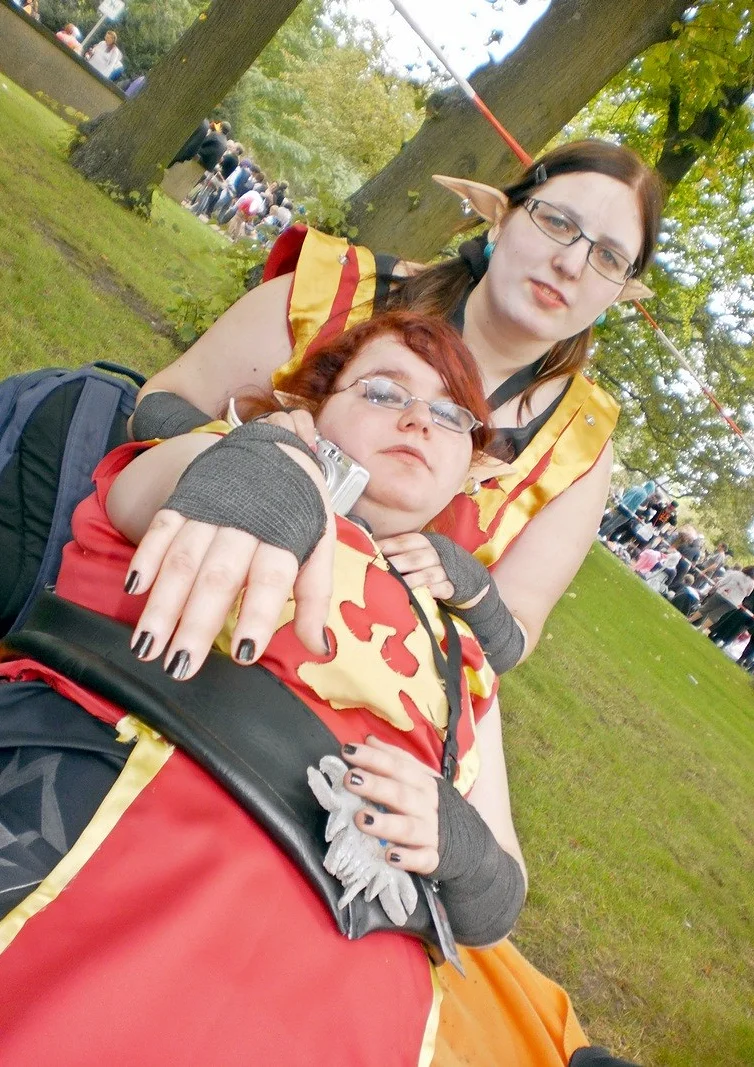 Cosplay-Cover: Todesritter (Blutelfe)