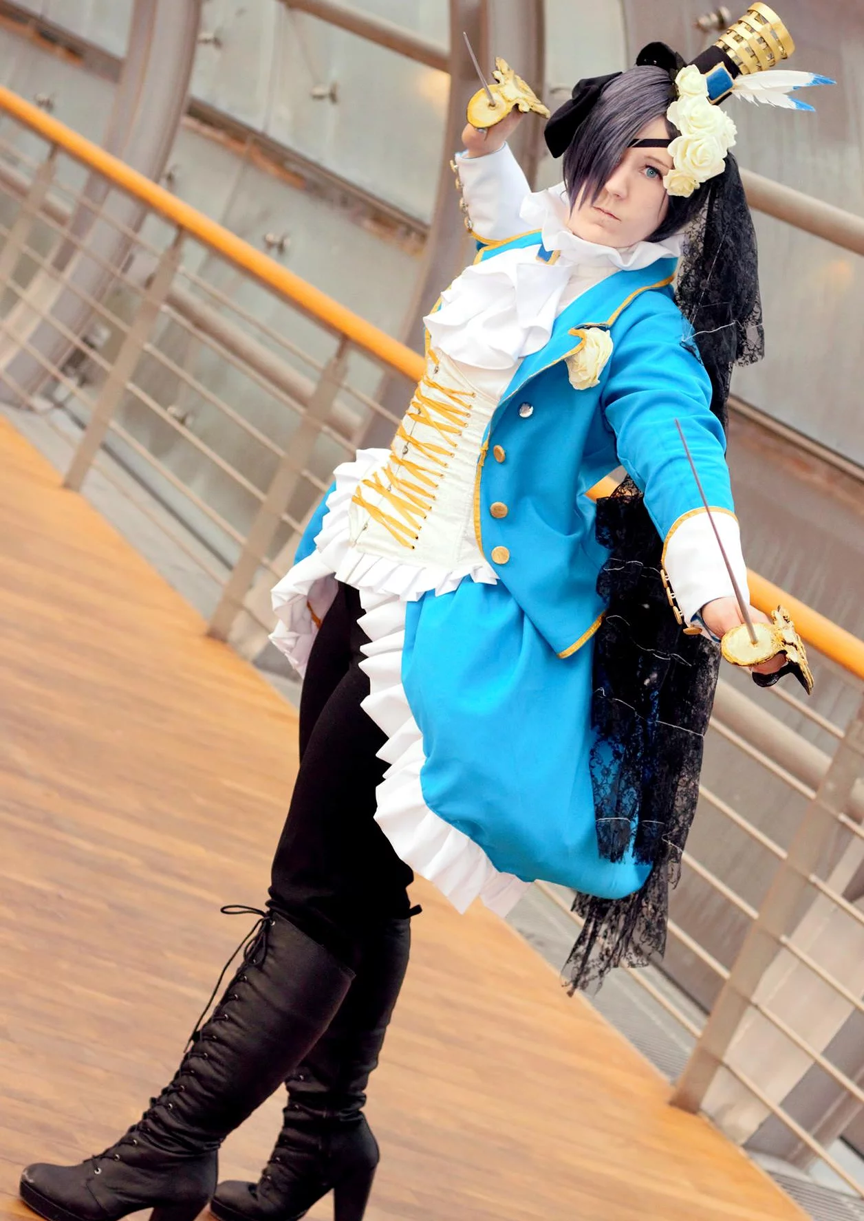 Cosplay-Cover: Ciel Phantomhive [blue/gold Dress]