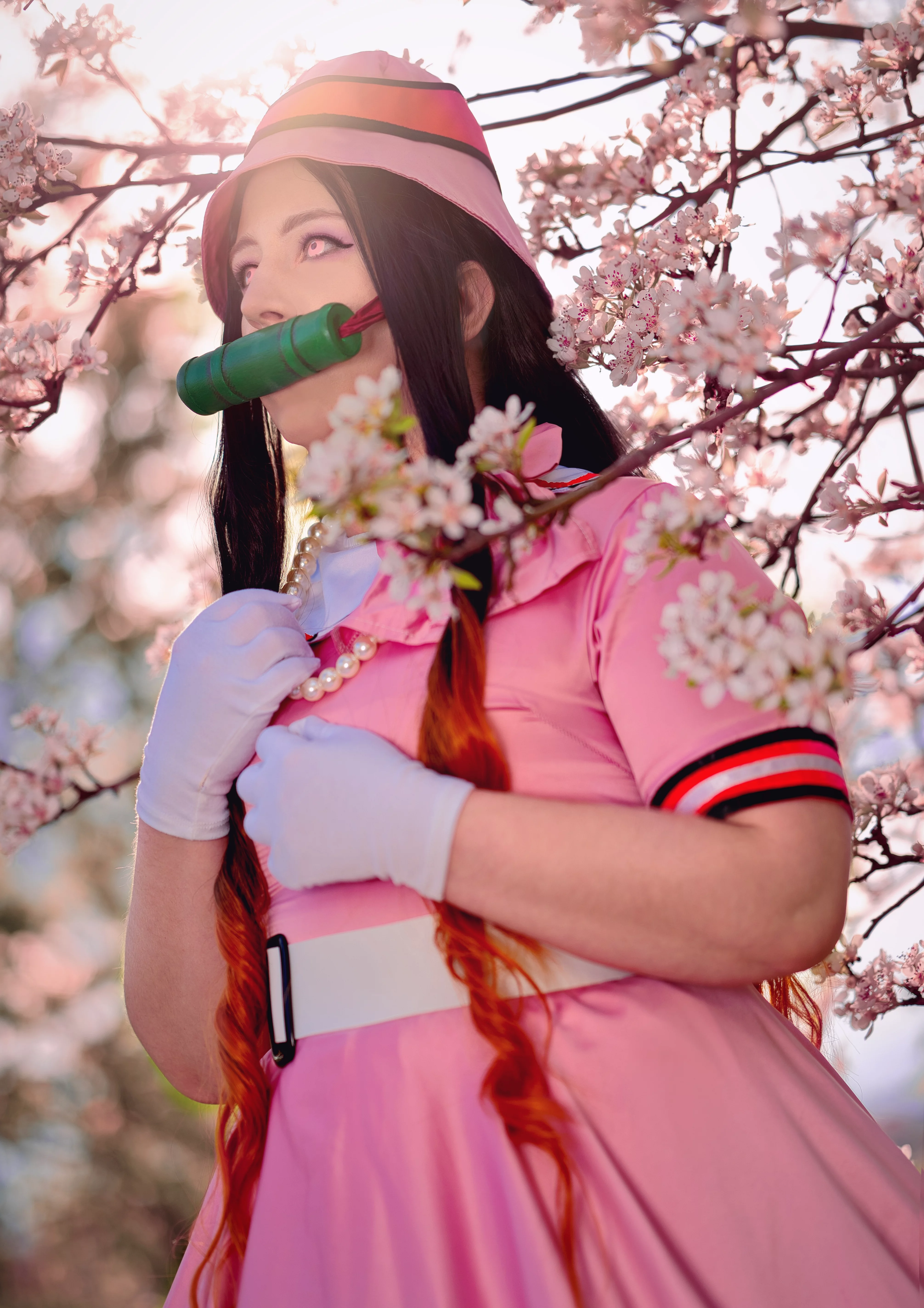 Cosplay-Cover: Nezuko Kamado [ pink Dress ]