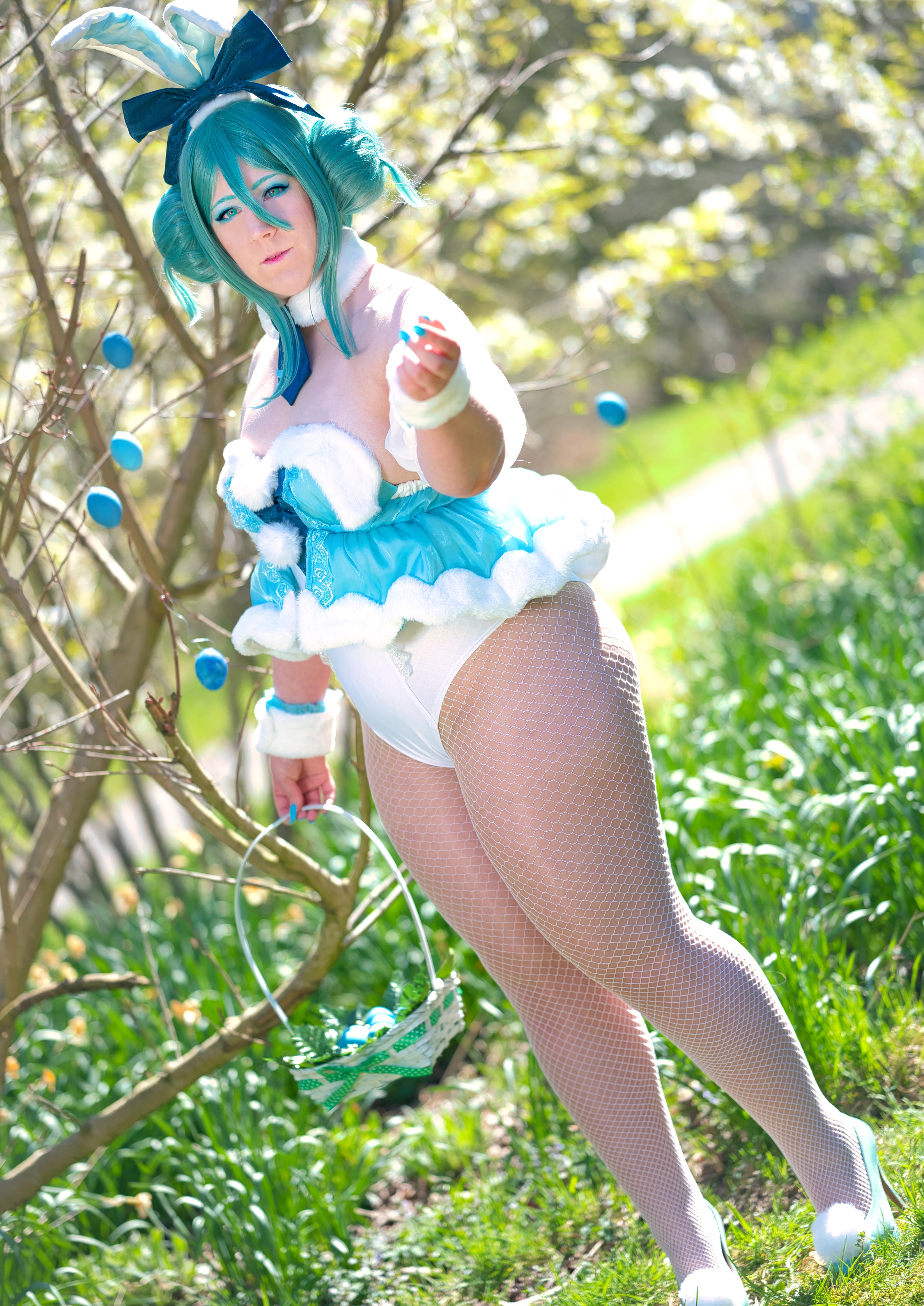 Cosplay-Cover: Miku Hatsune (Bunny)