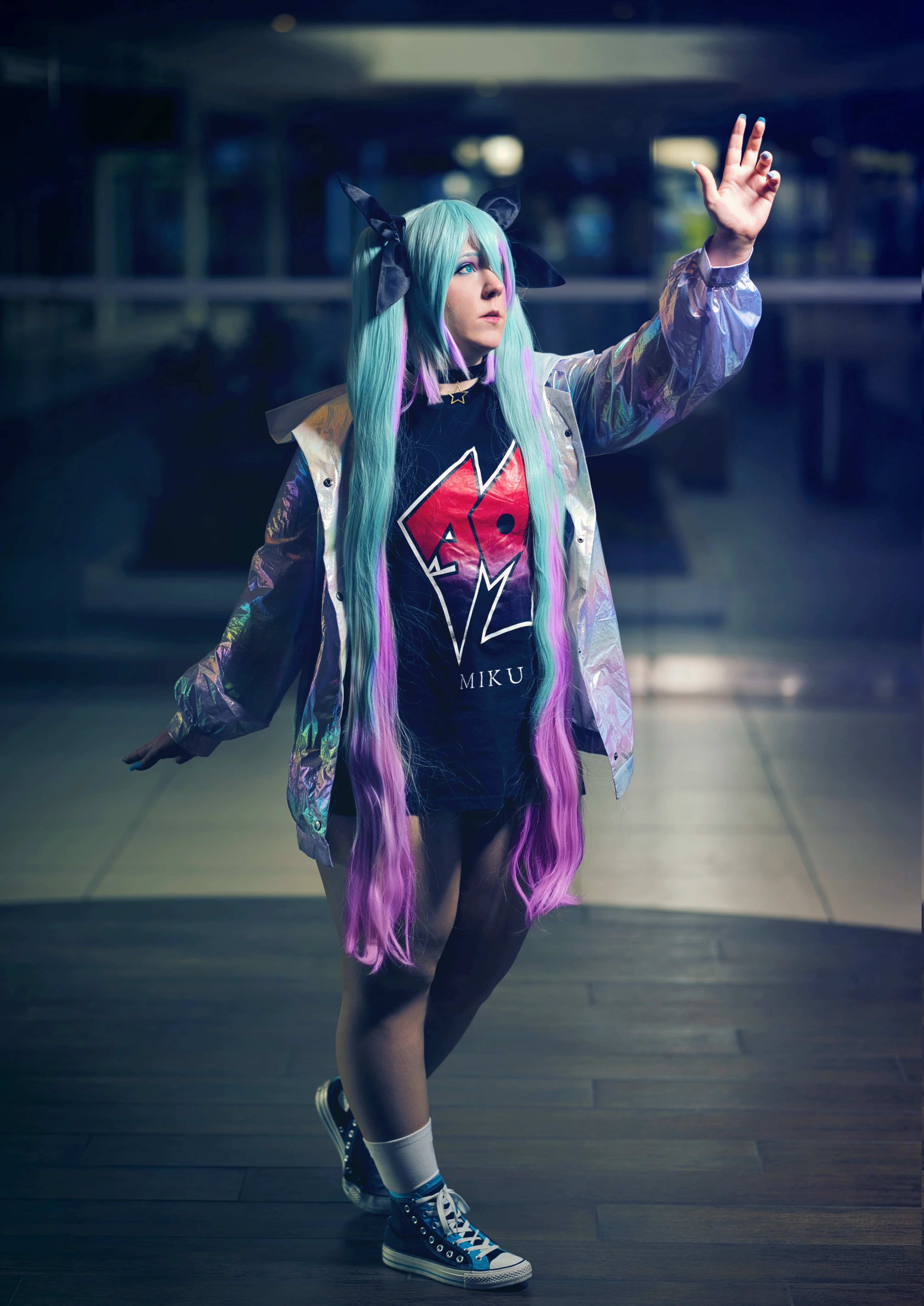 Cosplay-Cover: Miku Hatsune (Street Styl)