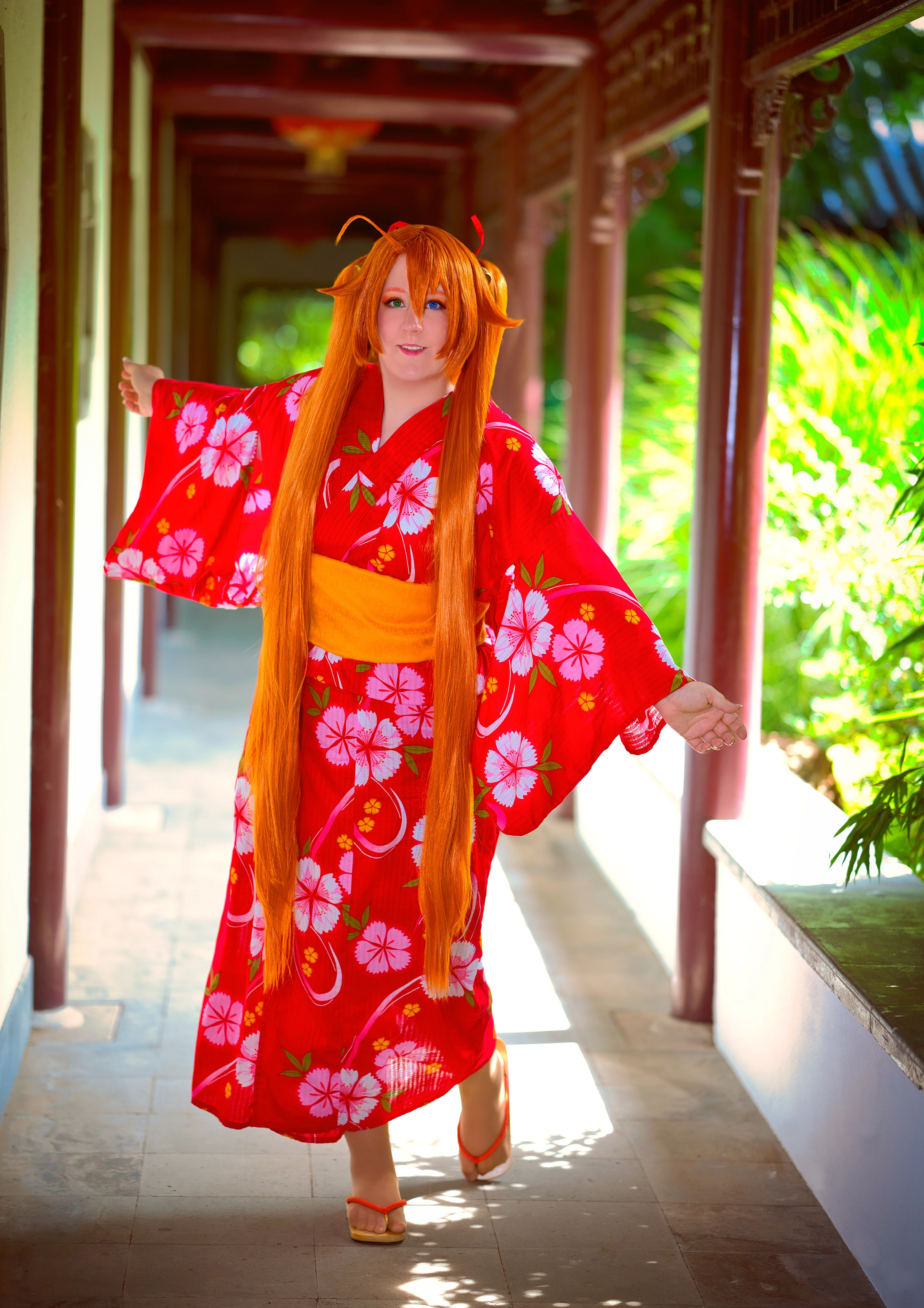 Cosplay-Cover: Asuna Kagurazaka [ Yukata ]