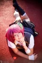 Cosplay-Cover: Nagisa Motomiya [schwarze Stand in - Uniform]