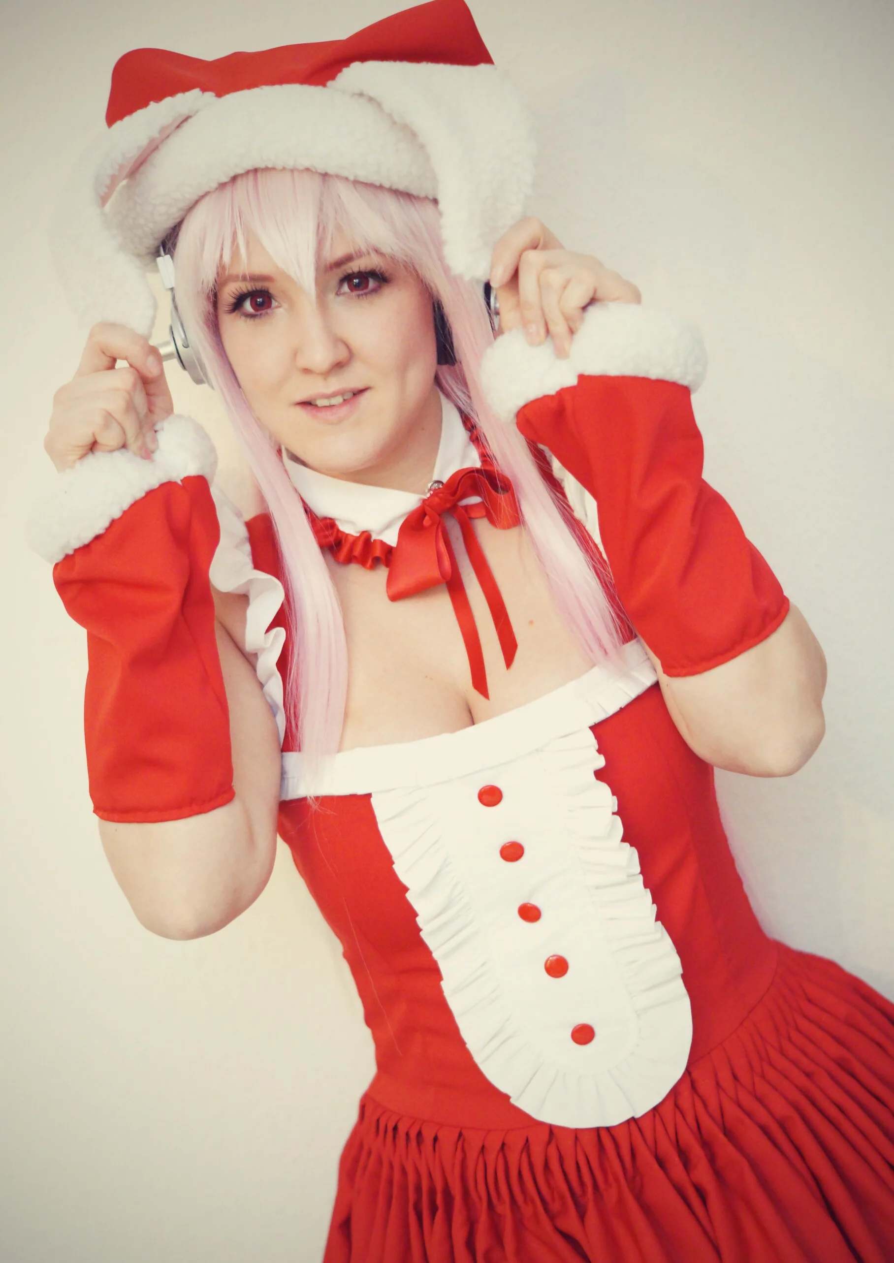 Cosplay-Cover: Super Sonico (christmas bunny maid)