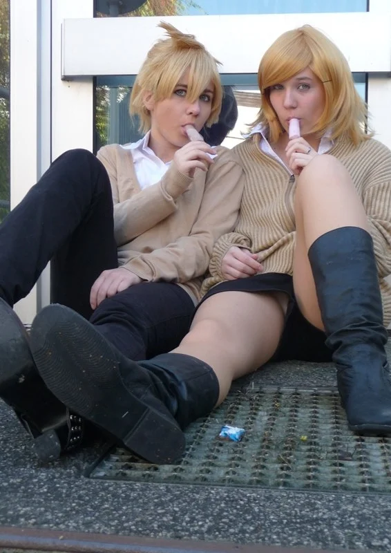 Cosplay-Cover: Len Kagamine [Schuluniform]