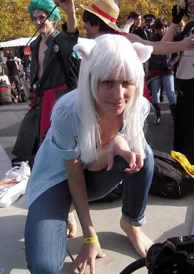 Cosplay-Cover: Black Hanekawa