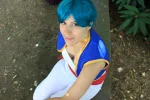 Cosplay-Cover: Bulma Briefs Wüstenversion
