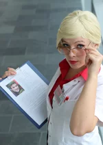 Cosplay-Cover: Dr. Harleen Quinzel