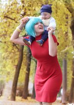 Cosplay-Cover: Bulma with Babytrunks (Movie 8)