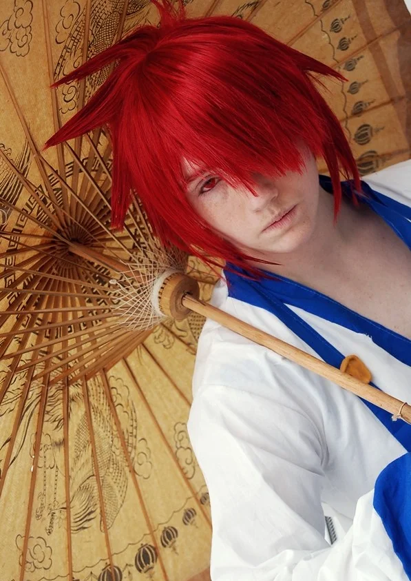 Cosplay-Cover: Kratos Aurion - Mizuho-Yukata (PS2)