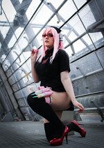 Cosplay-Cover: Super Sonico [Black Nurse]