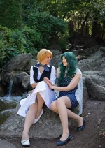 Cosplay-Cover: Haruka Tenoh (schwarz/weiß)