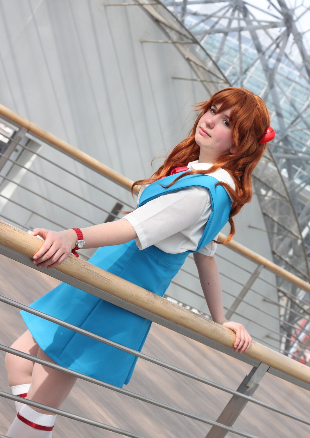 Cosplay-Cover: Asuka Langley Soryu [School Uniform]