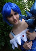 Cosplay-Cover: Blauer Eismagier