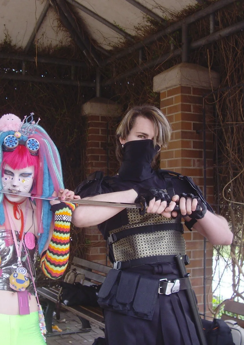 Cosplay-Cover: Cyber Hamster mit orginal SiSeN panty