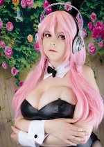 Cosplay-Cover: Super Sonico [Bunny Girl]