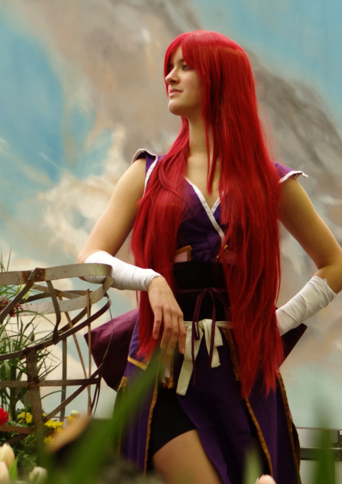 Cosplay-Cover: Erza Scarlet [Robe of  Yūen]