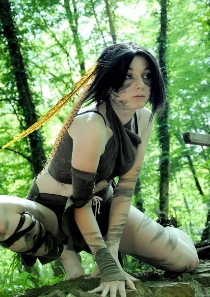 Cosplay-Cover: Camou-Indianer-Chickse