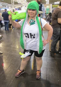 Cosplay-Cover: Inkling (grün)