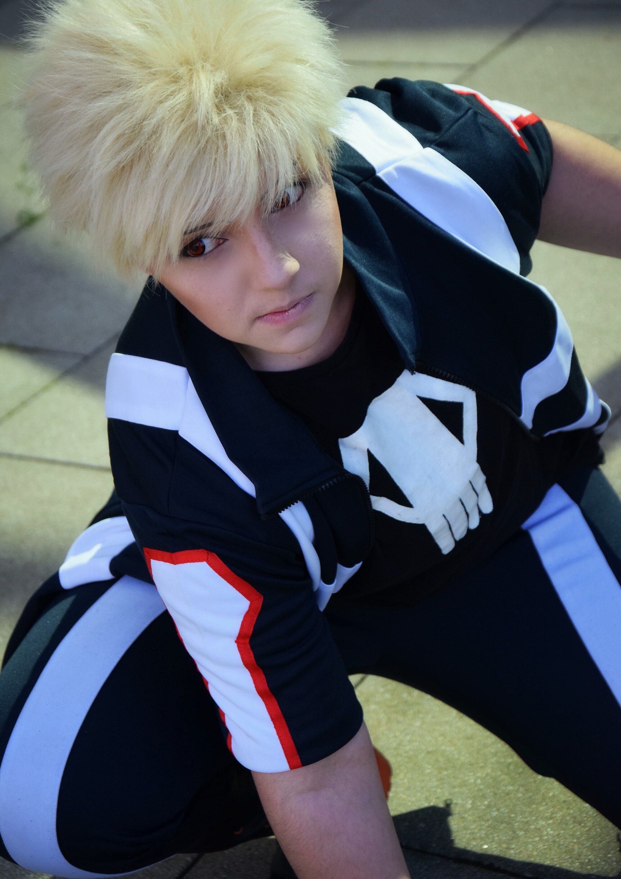 Cosplay-Cover: Bakugo Katuski [Trainigs Suit]