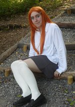 Cosplay-Cover: Inoue Orihime Schuluniform