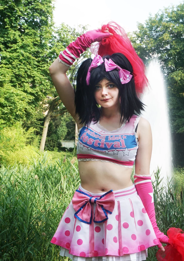 Cosplay-Cover: Nico Yazawa Cheerleader