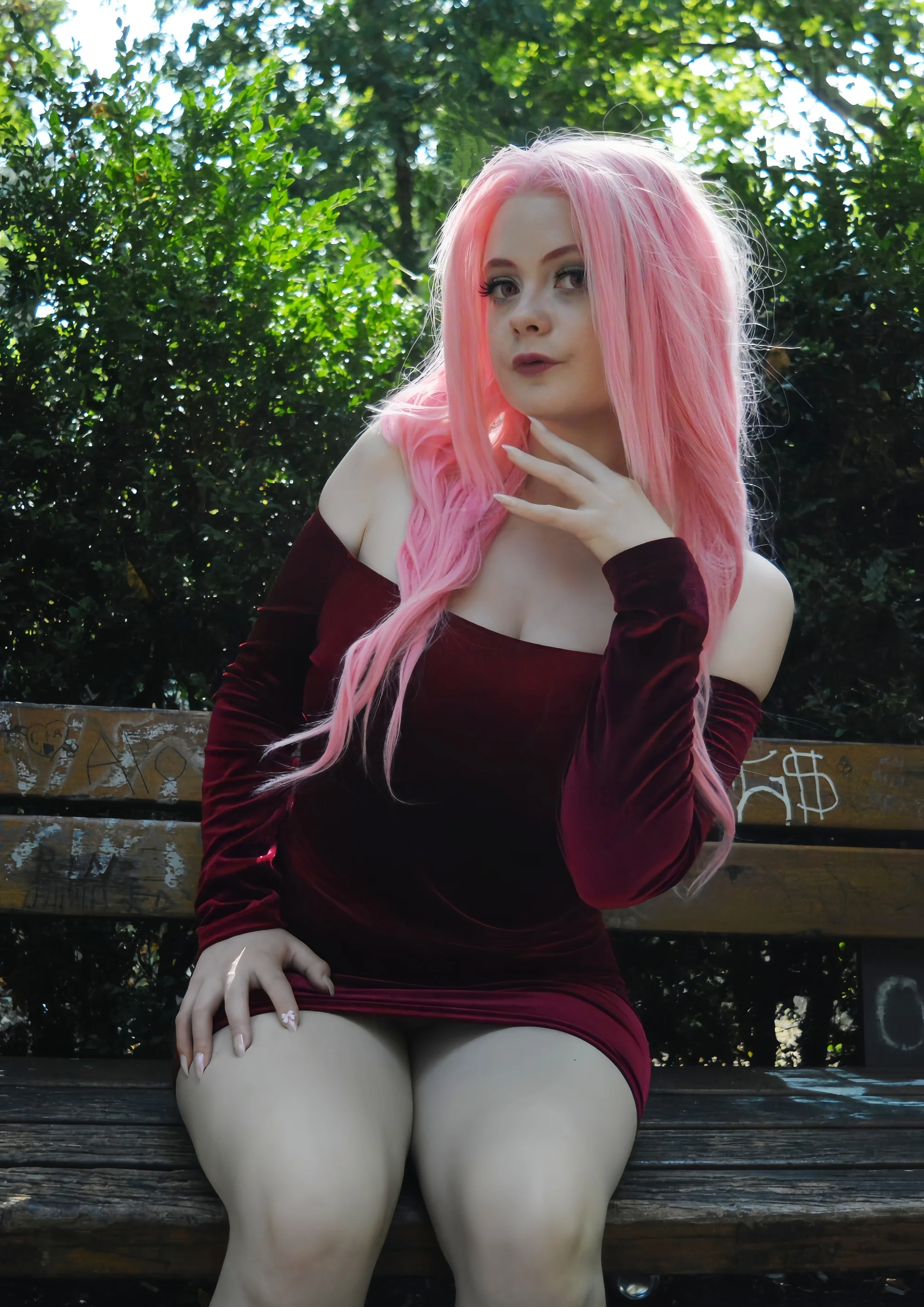 Cosplay-Cover: Oh Hyera Red dress