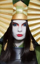 Cosplay-Cover: Suki - Kyoshi Kriegerin