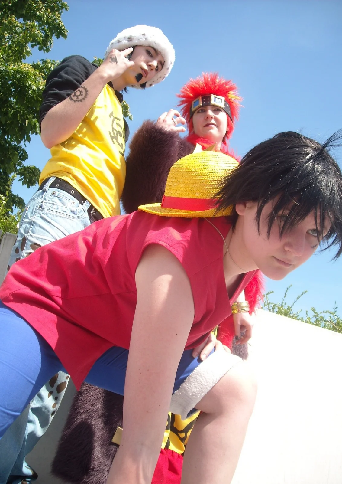 Cosplay-Cover: als Luffy auf der Dokomi