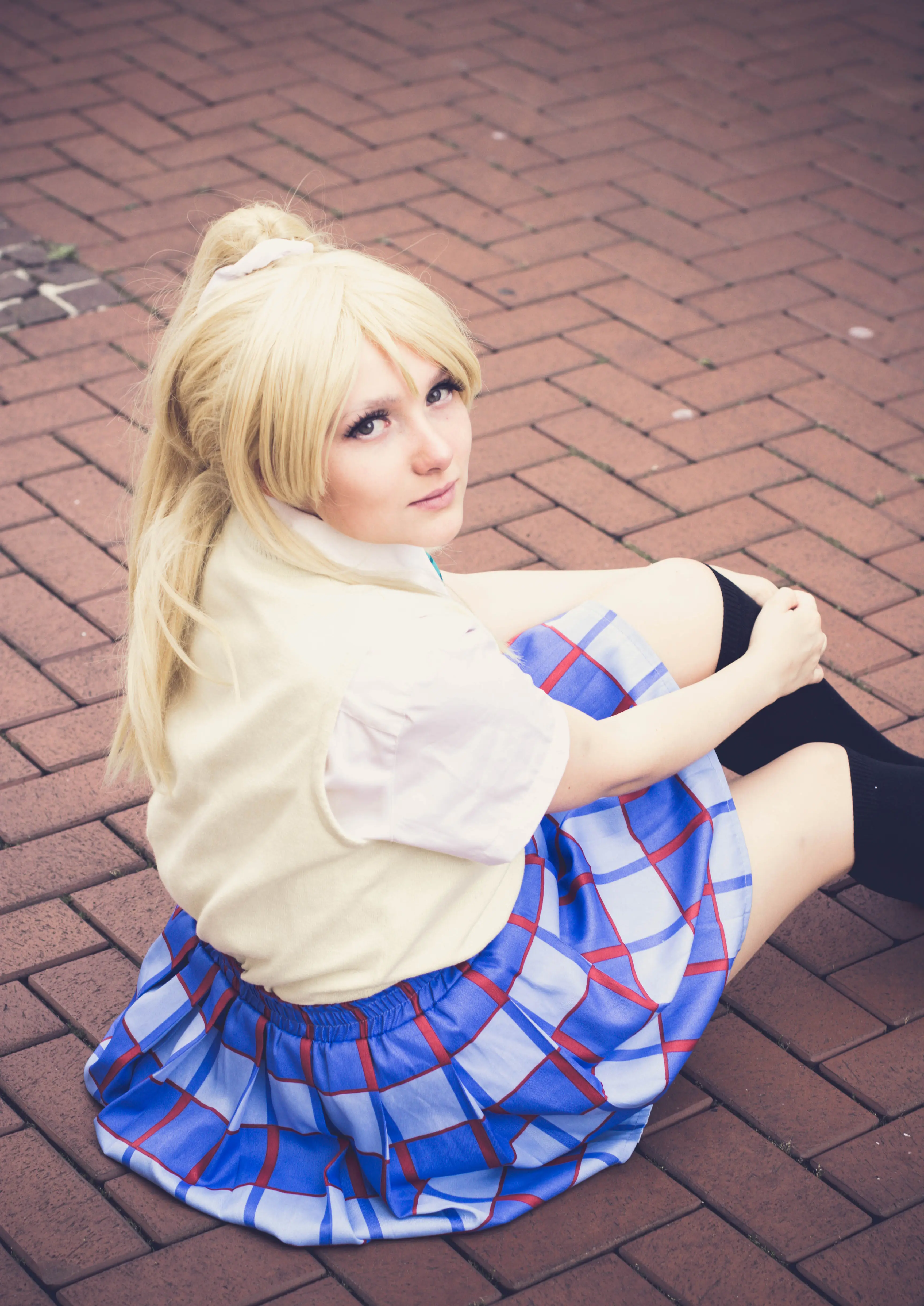 Cosplay-Cover: Eli Ayase Schuluniform