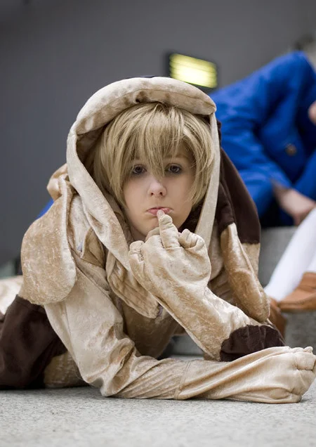 Cosplay-Cover: Joey (Hundekostüm)