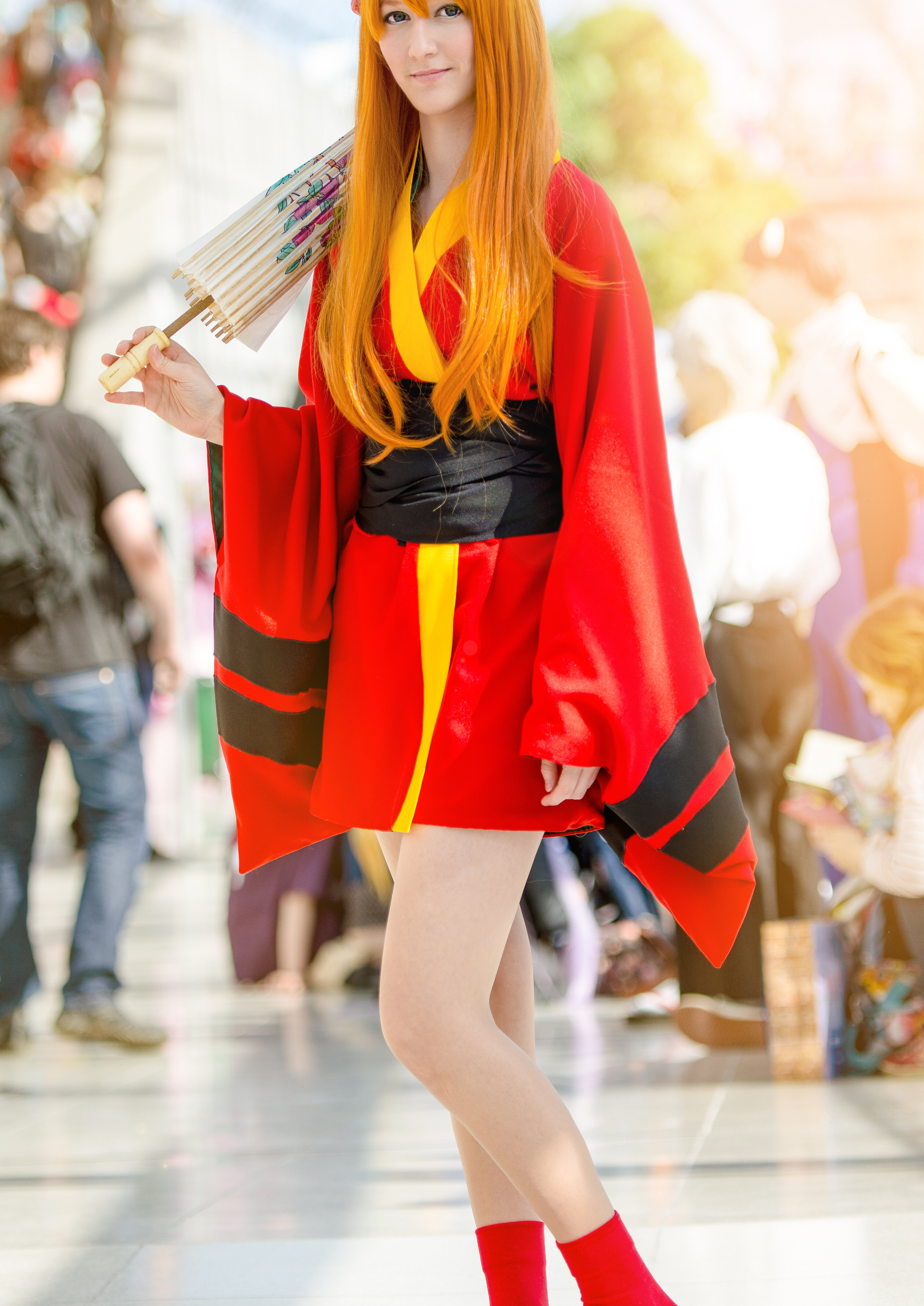 Cosplay-Cover: Asuka Langley [Matsuri Version]