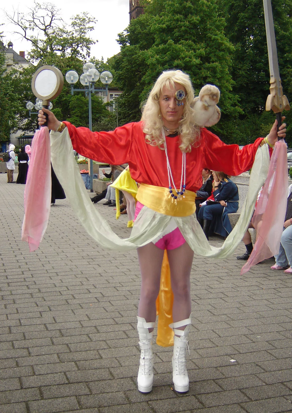 Cosplay-Cover: Ageha als Kicho - Stripshow