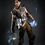 Cosplay: Dorian Pavus (Skyhold-Leatherpride-Outfit)