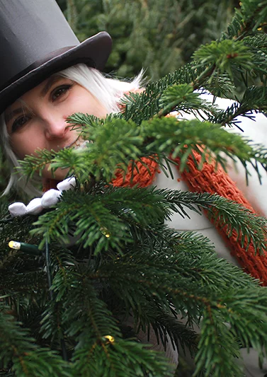 Cosplay-Cover: Schneemann