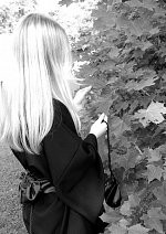 Cosplay-Cover: Kimono dunkelrot-schwarz